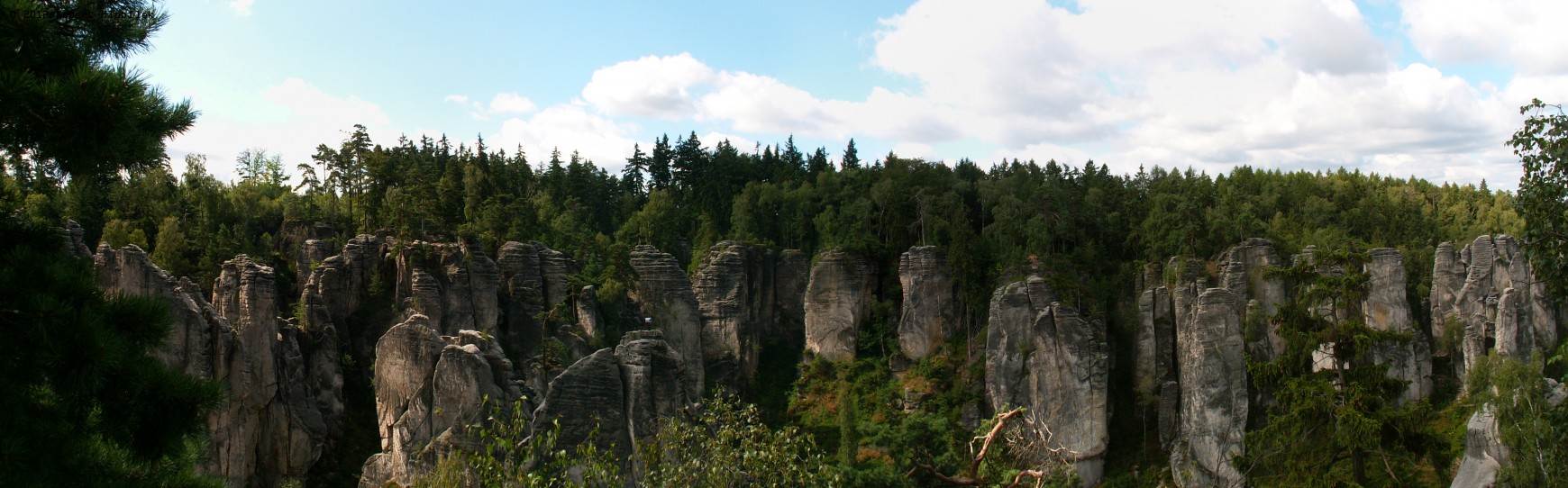 Prachovské skály - panorama