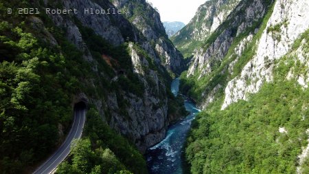 Kaňon řeky Pivy, Černá Hora. 