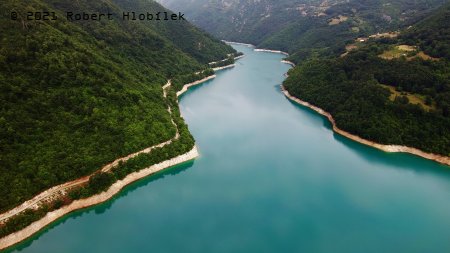 Jezero Piva, Černá Hora.