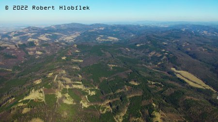 Hostýnské vrchy z dronu