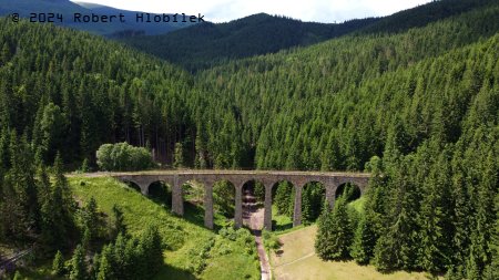 Chmarošský viadukt poblíž obce Telgárt