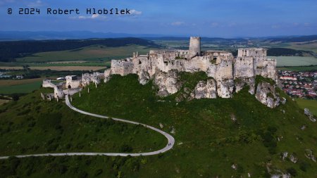 Spišský hrad z dronu