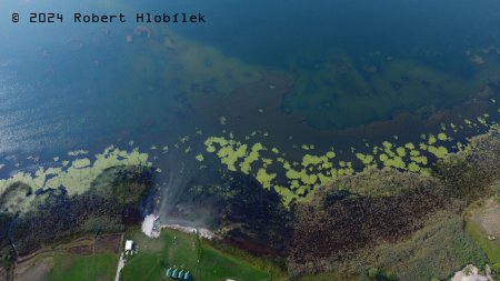 Jezero Plav z dronu