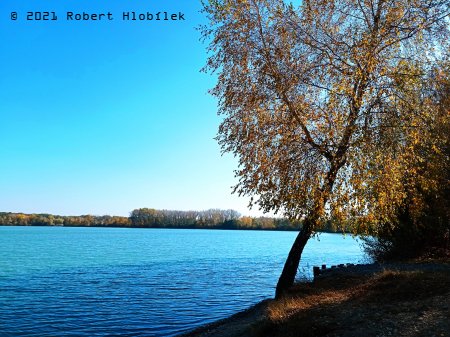 Podzim na Tovačovských jezerech.