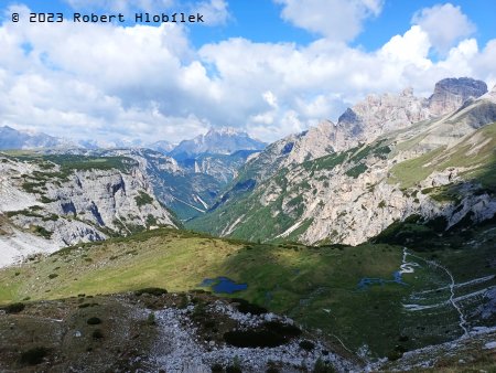 Fotografie z okruhu kolem Tre Cime