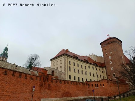 Senátorská věž - nejvyšší ze tří plně zachovaných věží na hradě Wawel