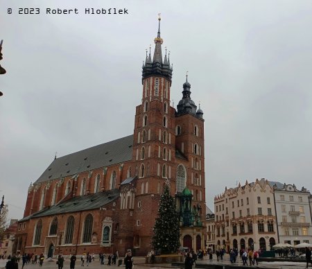 Mariánský kostel - hlavní farní kostel v Krakově, patří mezi symboly města