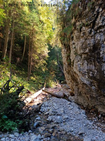 Průchod roklinou Velký Sokol - Slovenský raj