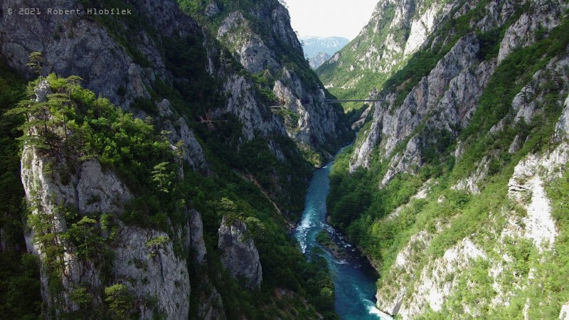 Kaňon řeky Pivy, Černá Hora. 