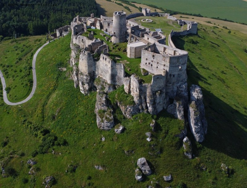 Spišský hrad z dronu