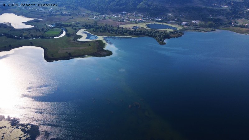 Jezero Plav z dronu