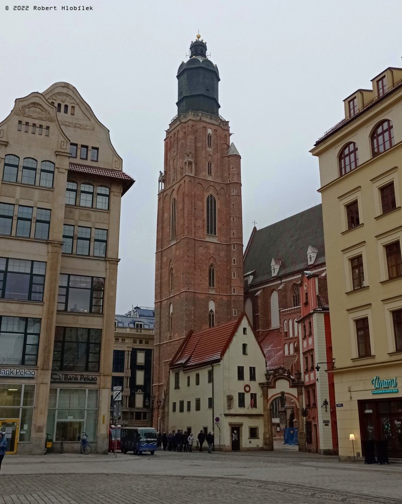 Věž kostela sv. Alžběty