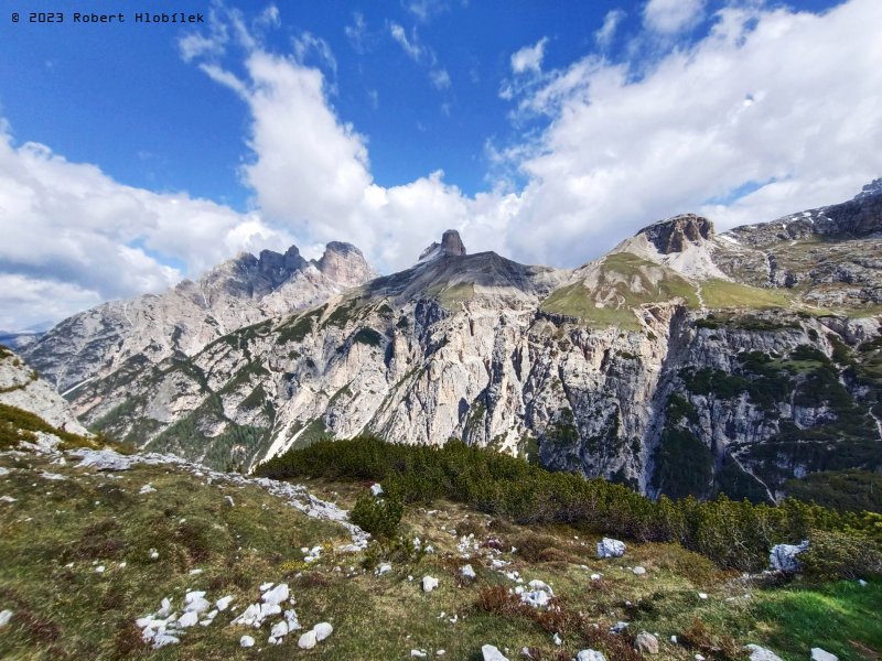 Fotografie z okruhu kolem Tre Cime