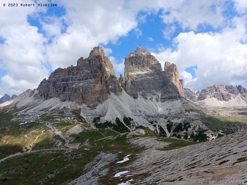 Fotografie z okruhu kolem Tre Cime