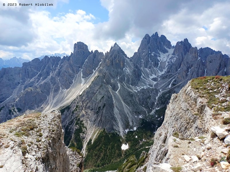 Fotografie z okruhu kolem Tre Cime