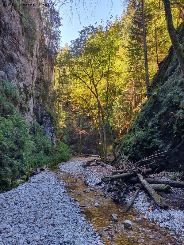 Průchod roklinou Velký Sokol - Slovenský raj