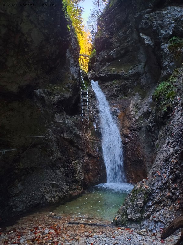 Průchod roklinou Velký Sokol - Slovenský raj