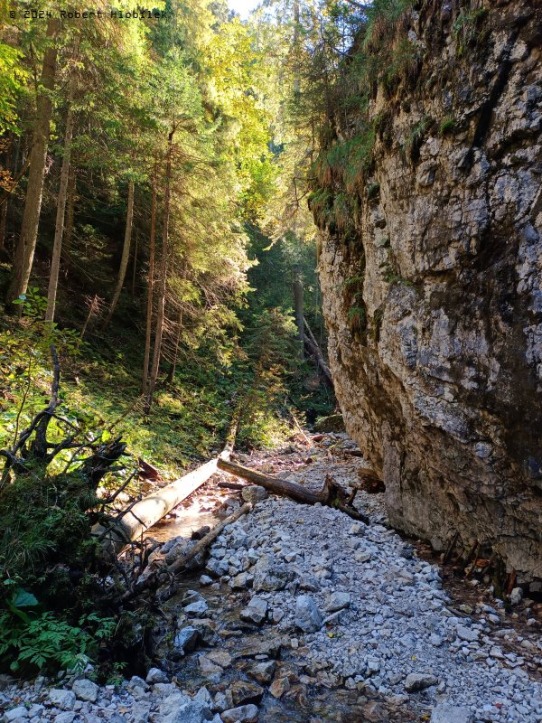 Průchod roklinou Velký Sokol - Slovenský raj