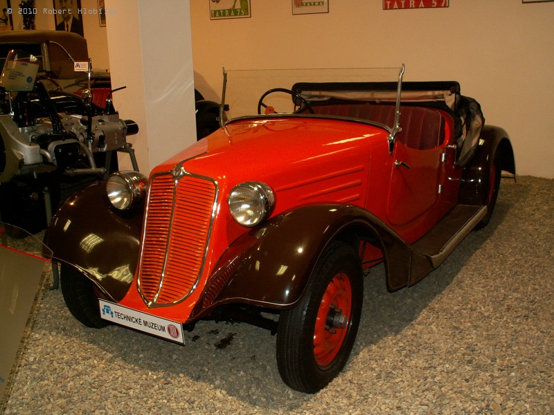 Sportovní kabriolet T 57a - hadimrška (1935 - 1938)
