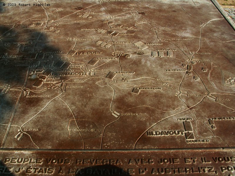 Pozorovací stanoviště Žuráň - plastická mapa
